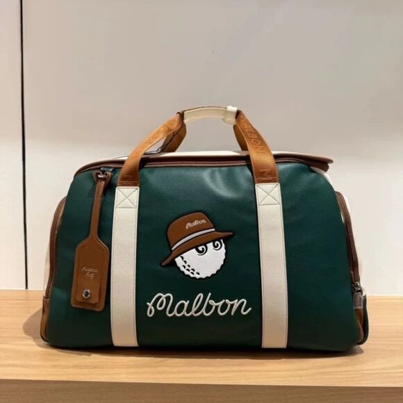 Malbon Boston Golf Apparel Bag - Stylish Travel Carryall - Picture 5 of 10